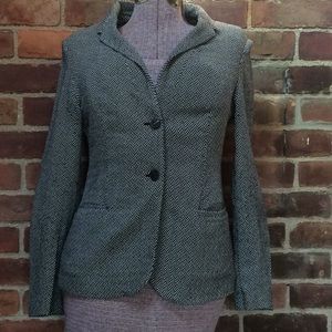 Giorgio Armani Stretch Italian Wool Knit Blazer